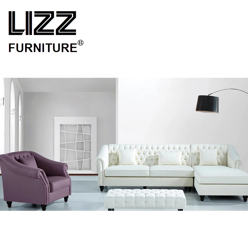 Europe Style Furniture Home Casa Corner Sofa Sectional Fabric Sofa Sets For Living Room