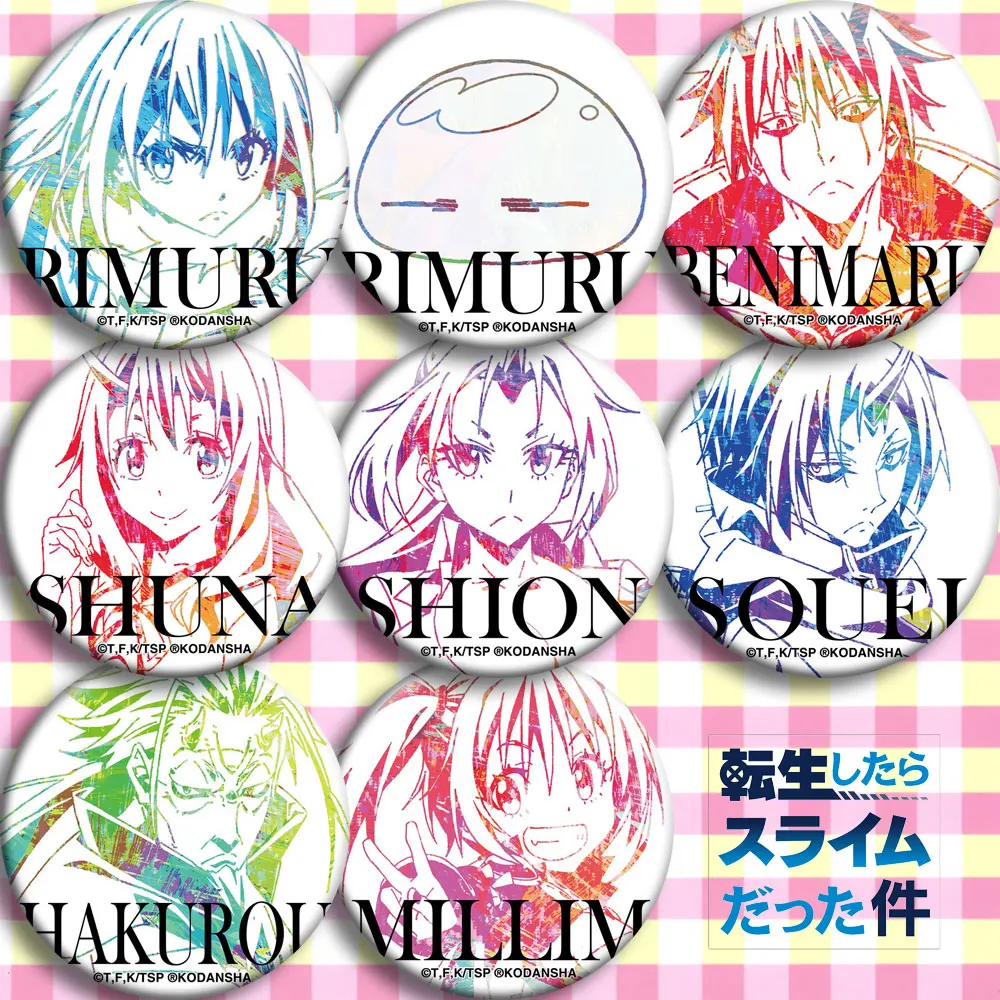 

That Time I Got Reincarnated as a Slime Rimuru Tempest shuna shuna shion souei hakurou Cosplay Prop Brooch Badge Emblem