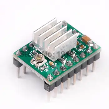 

5PCS 3D Printer Parts Reprap Stepper Driver A4988 Stepper Motor Driver Module with Heatsink for ramps 1.4