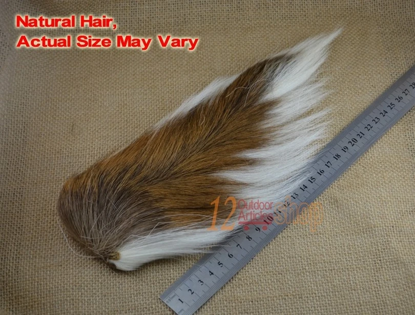 Mnft Free Shipping 1 Piece Natural Color Brown Deer Tail Hair For Fly Tying Material Diy Hack Elk Bucktails Fly Fishing Hair Shiner Tail Filmtail Coin Aliexpress