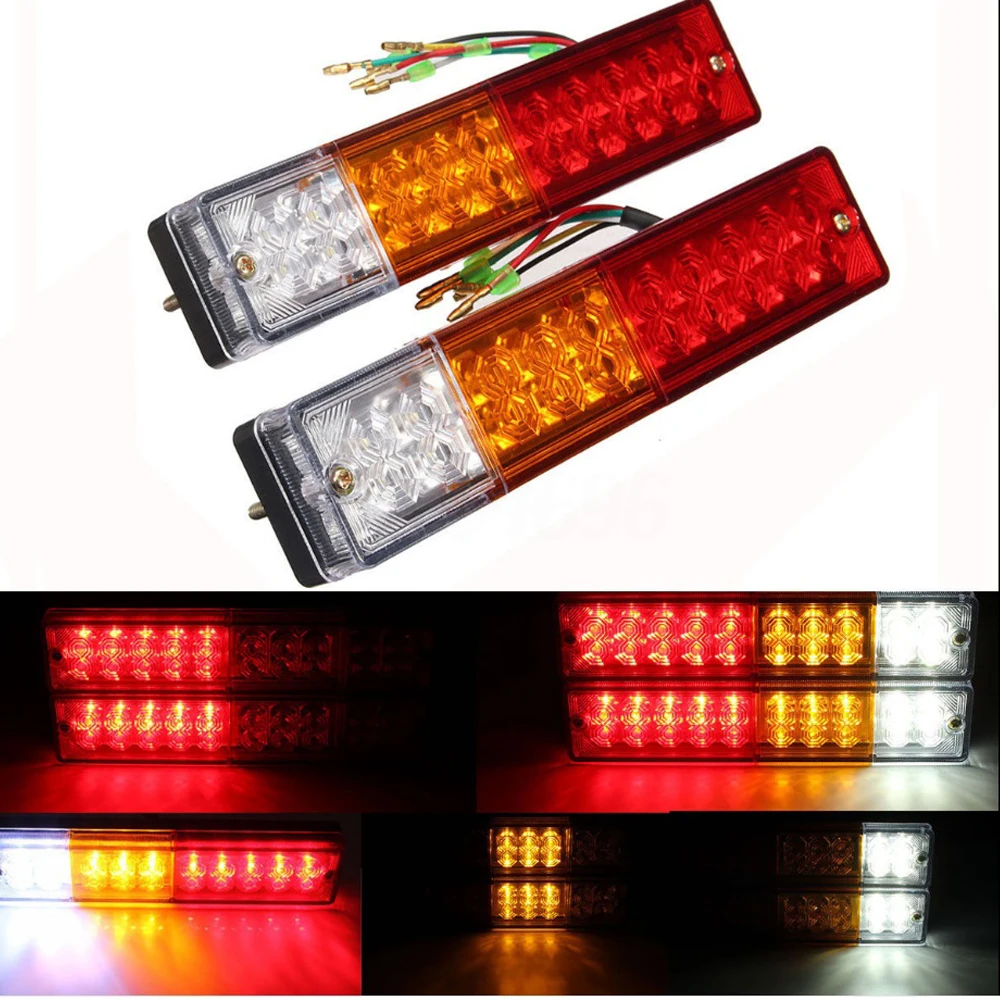 2X 11.8/" 60W LED Work Driving Light Bar Spot Orange For 4x4WD UTE ATV Fog Lamp