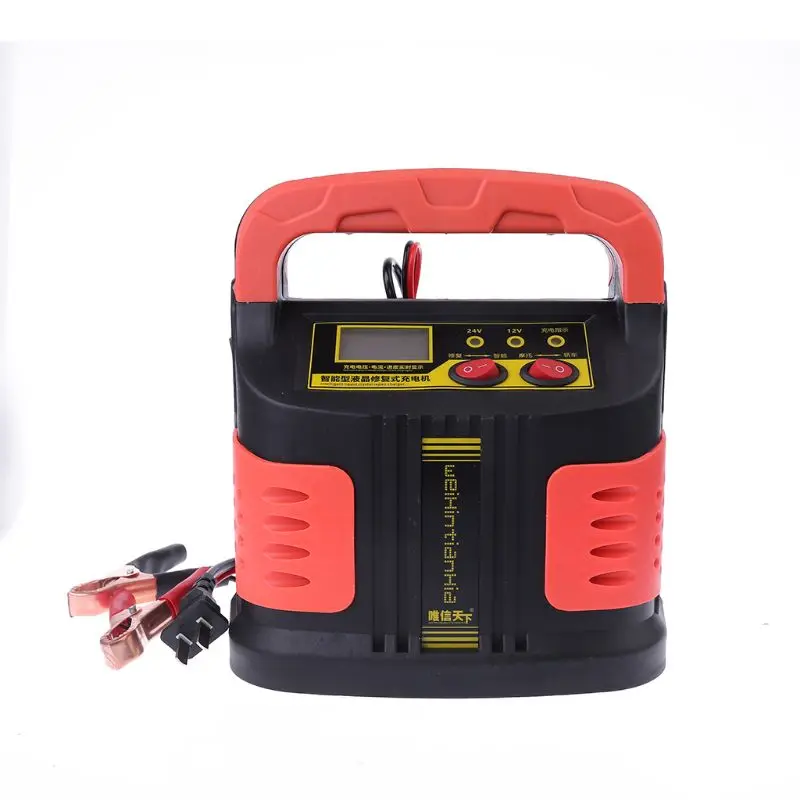 

Car Battery Charger 12v24v Intelligent Pure Copper Motorcycle Battery Repair Type Automatic Charger