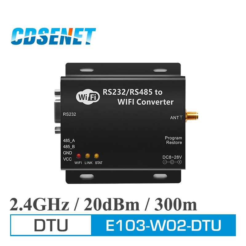 

2.4GHz WIFI DTU Wireless rf Module RS232 RS485 Serial Port CDSENET E103-W02-DTU CC3200 2.4 ghz Transmitter WIFI Server