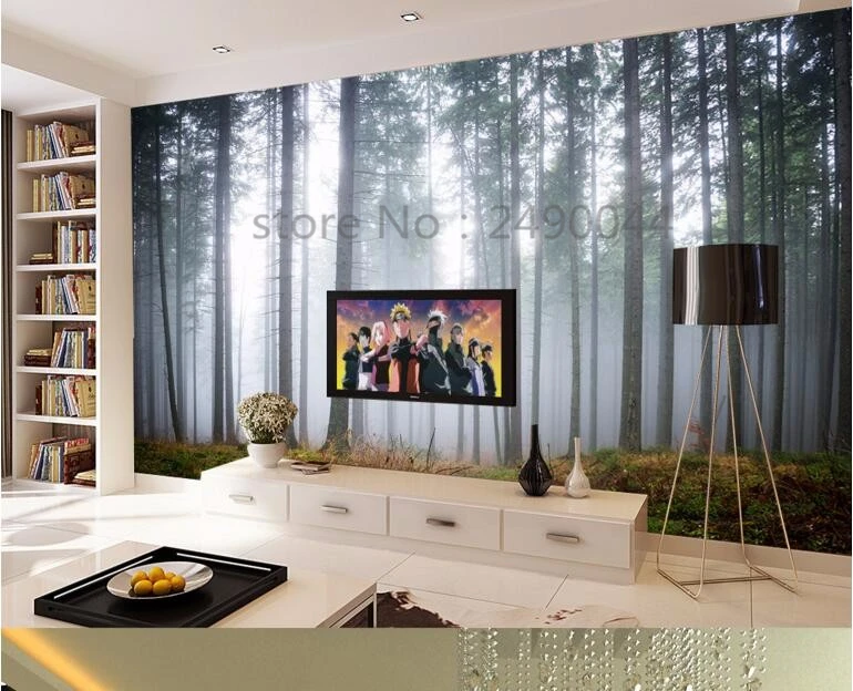 Beibehang пользовательские 3D обои лес утренний туман пейзаж фото домашний Декор 3D гостиная спальня обои для стен 3 d