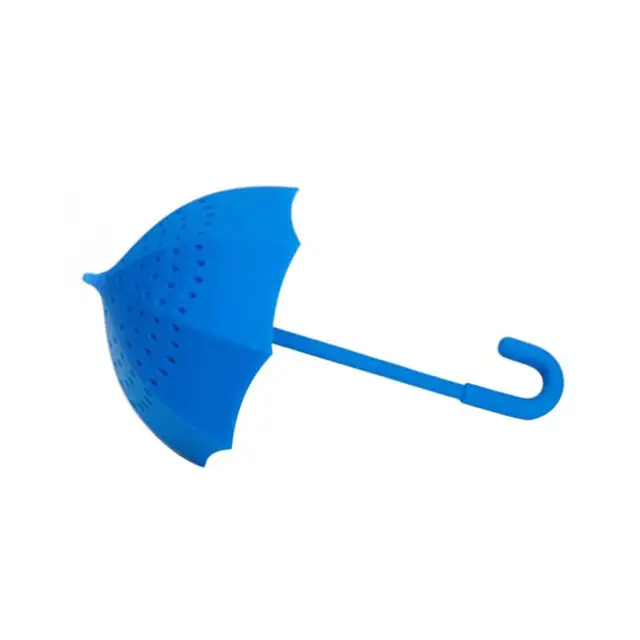 Food Grade Silicone Umbrella Tea Infuser Leaf Tea Bag Filter Strainer for Herb Punchin Tea