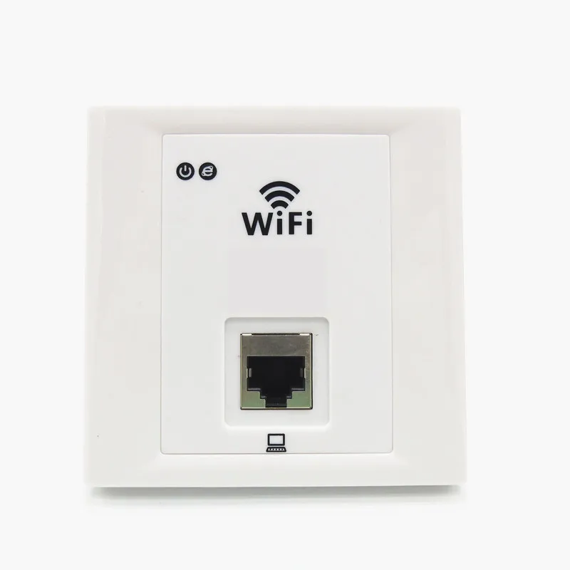 

WPL6035 300Mbps in Wall AP for hotel villa dormitory WiFi project, Support Access Controller management, Support 1*RJ45