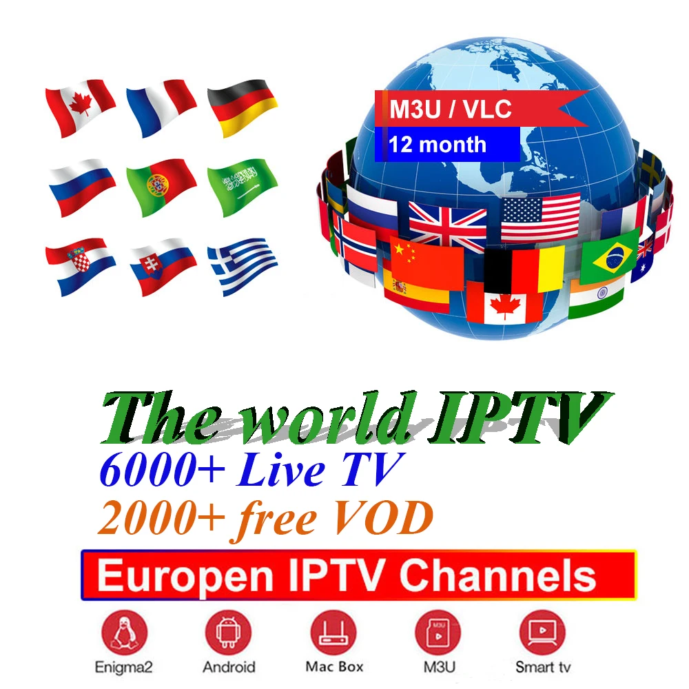 

iptv 6000+ Live subscription for m3u android tv box europe france netherlands sweden Germany iptv dutch media player smart box