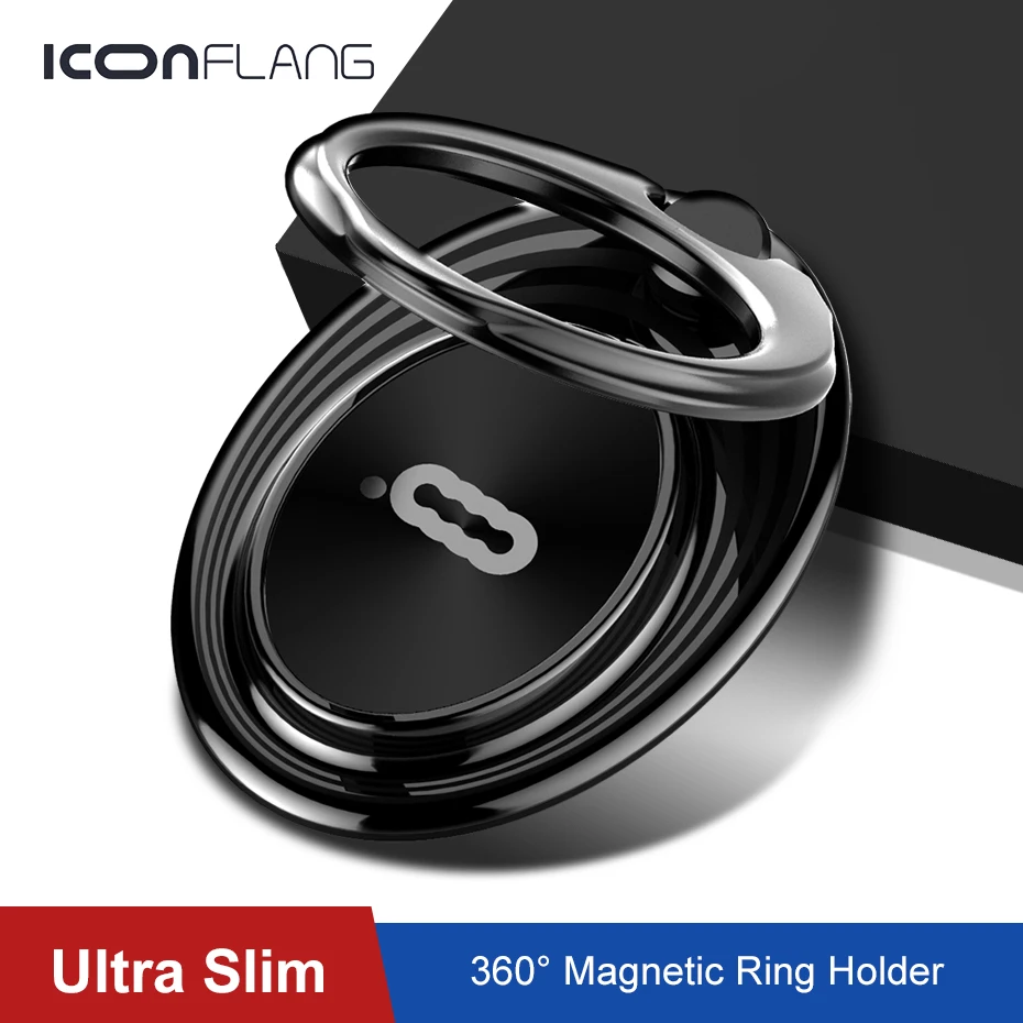 Finger Phone Ring Holder 360 Degree Magnetic Holder Stand For iphone Samsung Xiaomi Huawei Universal Cell Phone Finger Ring Hold