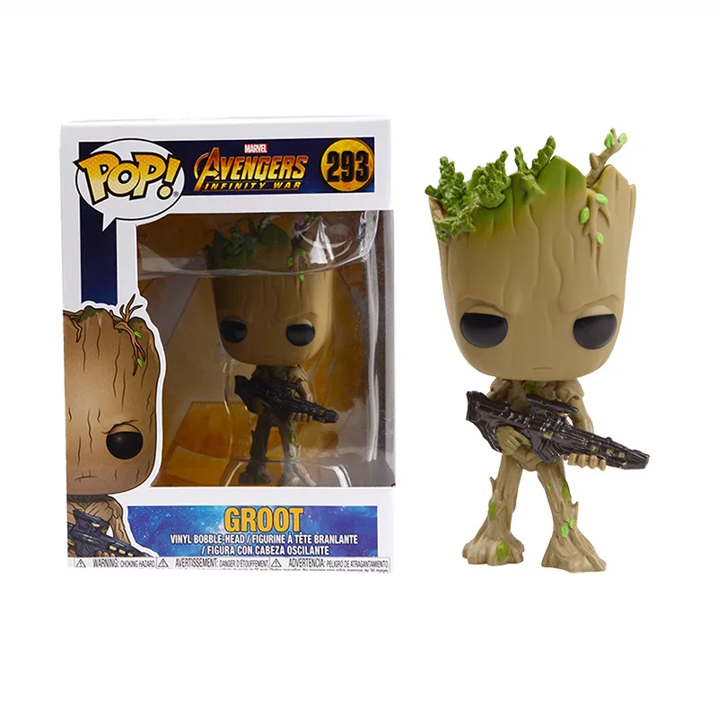 Экшн фигурки FUNKO POP Мстители 3: война бесконечности танос Железный Паук халкбастер