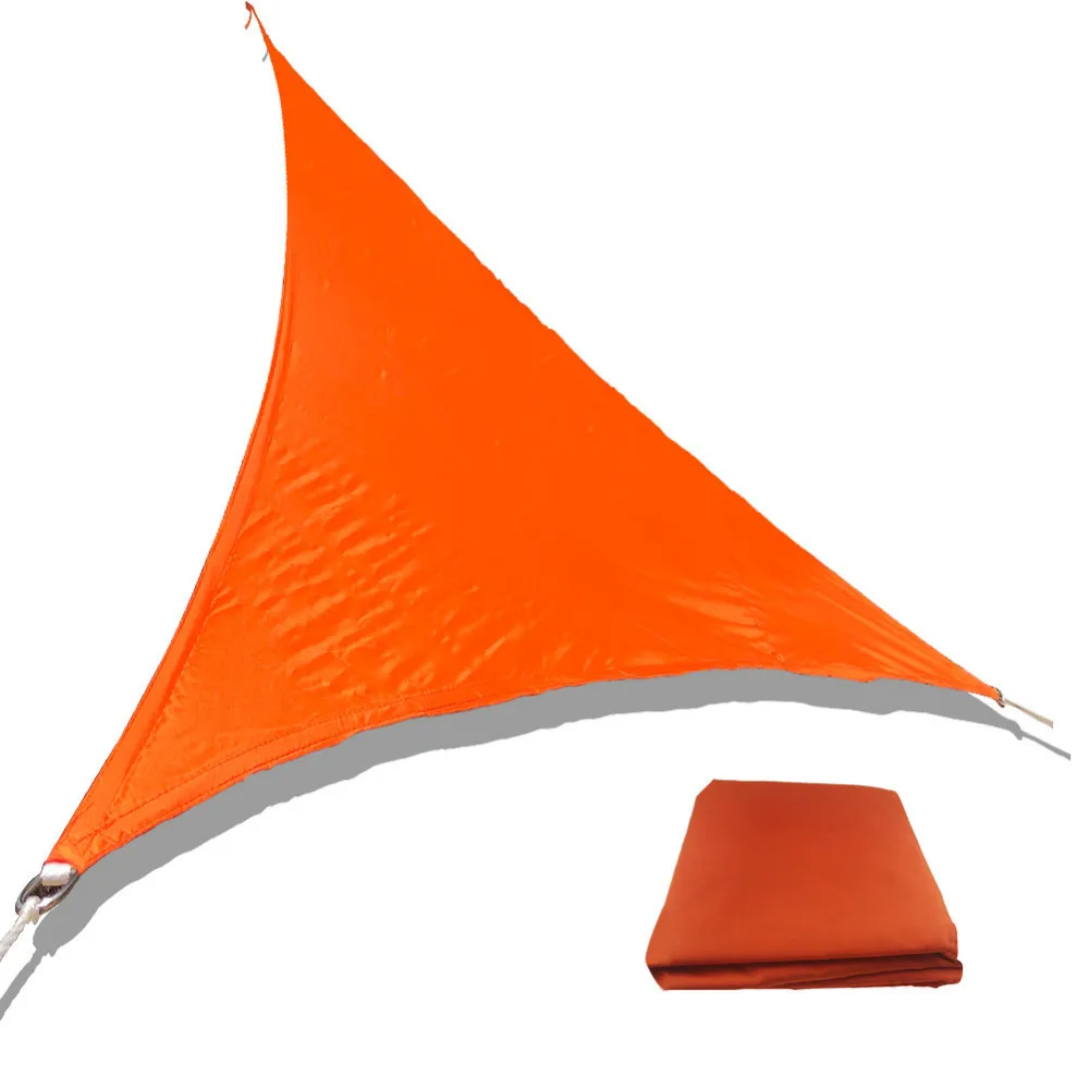 Toldo para el sol, vela, tela de poliéster impermeable, triángulos cuadrados, sombra, jardín, patio, balcón Toldo para el sol, vela, tela de poliéster impermeable, triángulos cuadrados, sombra, jardín, patio, balcón