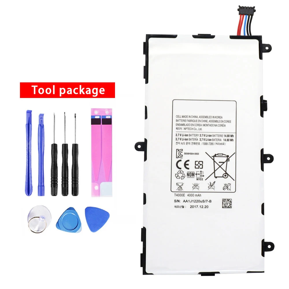

New Tables Battery For Samsung Galaxy Tab 3 7.0 T210 T4000E T211 SM T215 GT P3200 P3210 Replacement Batteries Tablet +Free TOOLS