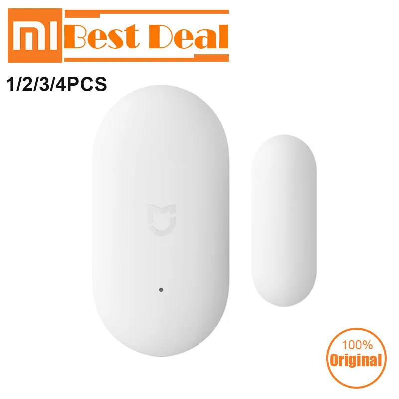 

Xiaomi mijia window door sensor remote control smart home alarm system mini Intelligent detector work with gateway mi home app