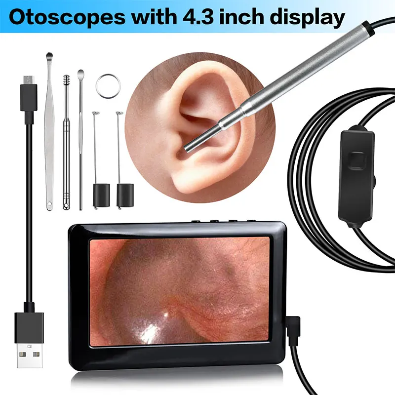 

2019 ABS Ear Spoon Borescope Practical Handheld Endoscope for Microscope Drop Shipping