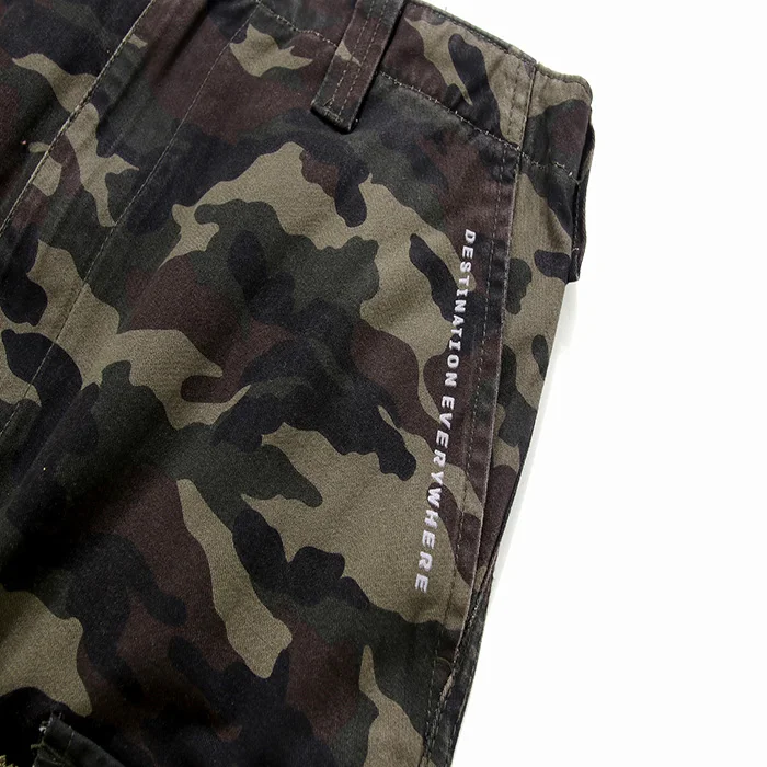 Для мужчин camo cargo jogger Штаны назад хип Письмо Печатные camo joggers