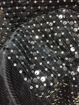 

DiuDiu-2.213 embroidered Mesh Tulle fabric Factory price sequins Nigerian lace fabrics