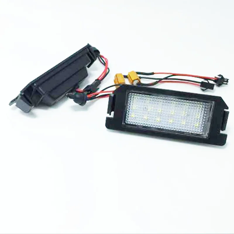 2x 18SMD светодиодный фонарь освещения номерного знака для hyundai I10 I20 tiburon coupe s III F/L2 авто-Стайлинг Замена автозапчастей аксессуары