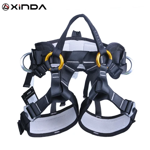 Acampamento ao ar Metade do Corpo Cinto de Segurança Xinda Livre Caminhadas Escalada Cintura Suporte Árvore Arnês Equipamentos Esportivos Aéreos