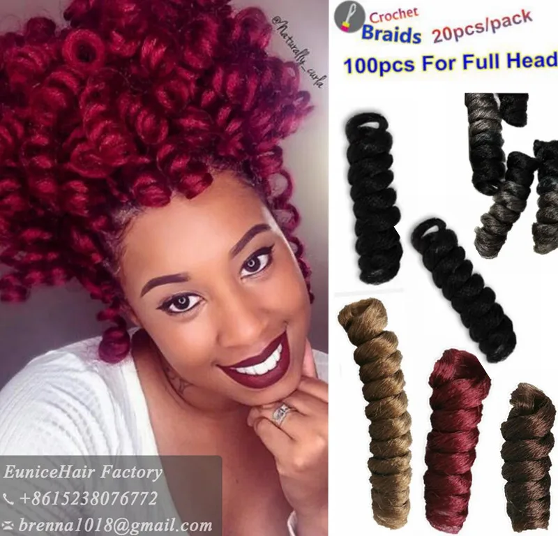 Synthétique tressage cheveux Crochet Tresse Tutoriel Curlkalon Carrie Curl Klassy Kinks tordu tresses Jamaïcain Rebond cheveux e.