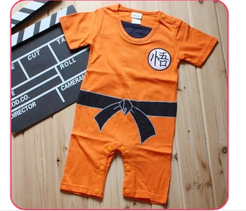 

Dragon Ball Goku practicing His Martial Arts Comedy Styling boys Romper short sleeve summer baby clothes newborn baby costume