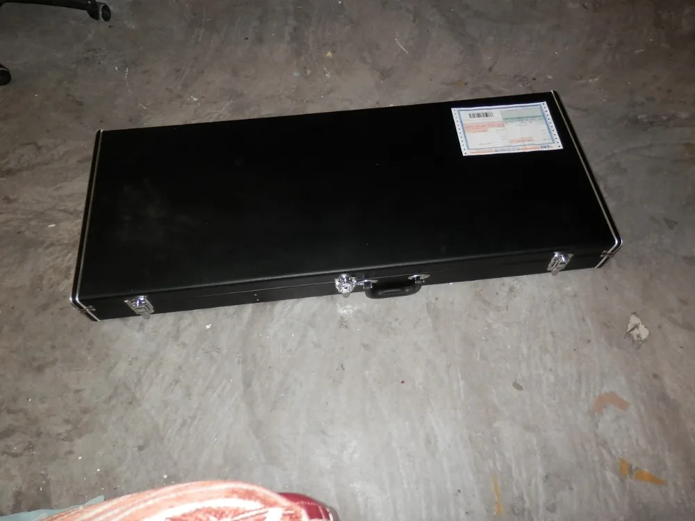 

Free Shipping guitar cases Together with the sale and guitar Not sold separately square hard case
