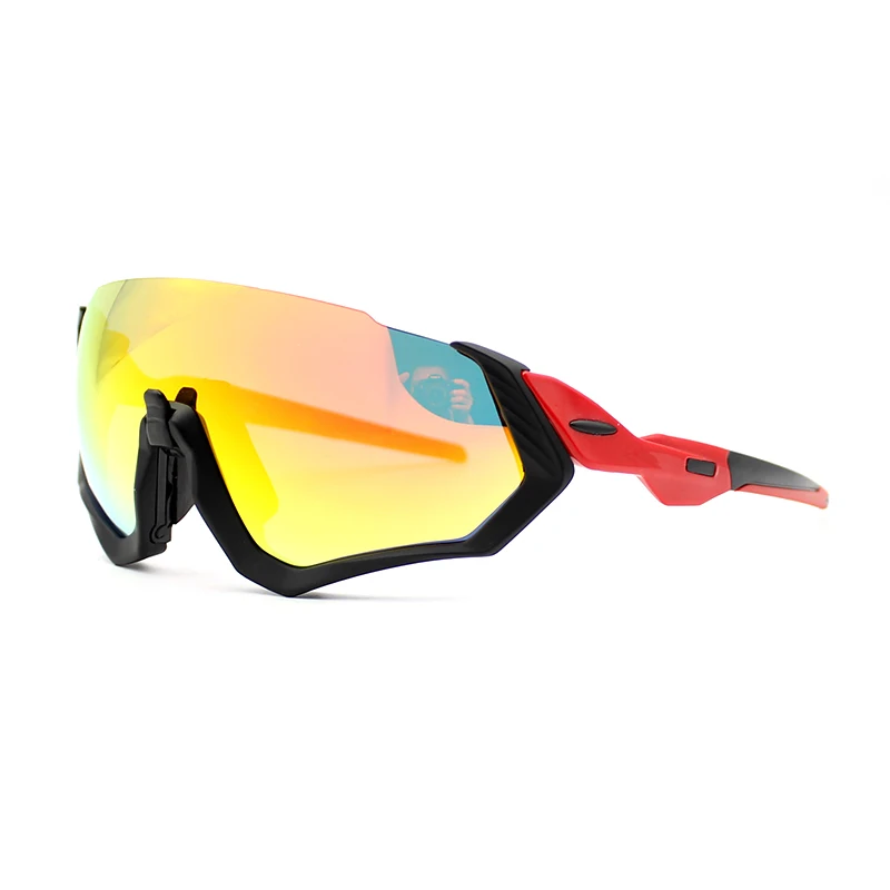 Очки для велоспорта с 3 линзами, поляризационные, gafas ciclismo, спортивные солнцезащитные очки для рыбалки, MTB, велосипедные очки fietsbril, велосипедные очки - Цвет: color 5