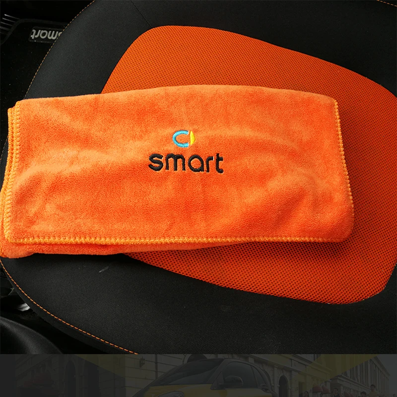 Полотенце из микрофибры для мытья автомобиля Smart Fortwo Forfour 453 451 450 City Coupe Roadster Cabrio