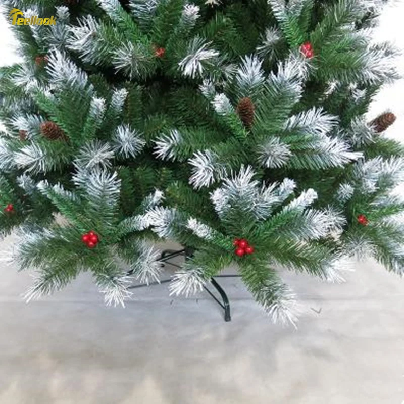Рождественская елка Teellook 1 2 м 3 0 с белой головкой рождественские украшения для