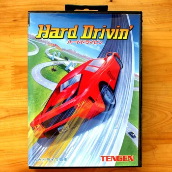 

Hard Drivin' 16 Bit SEGA MD Game Card With Retail Box For Sega Mega Drive For Genesis