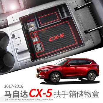 

For Mazda CX-5 CX5 2017 2018 2019 Console Center Armrest Storage Box Container Glove Organizer Case Car Styling Accessories