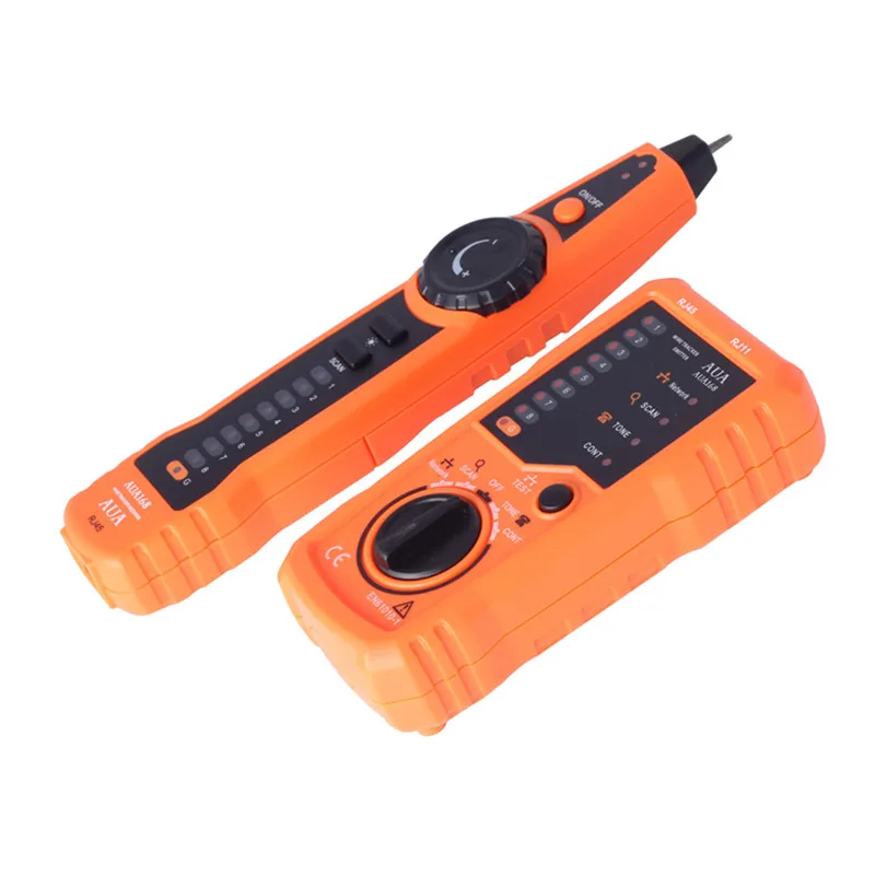 AUA168 RJ11 RJ45 Cat5 Cat6 سلك الهاتف الراسم المقتفي الحبر شبكة إيثرنت محلية كابل اختبار كاشف خط مكتشف