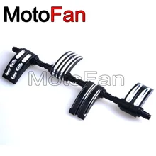 CNC Cut мотоцикл седло мешок крышка подъемника защелка рычаги Ручка Бар ЧПУ алюминий для Harley Davidson Touring модели