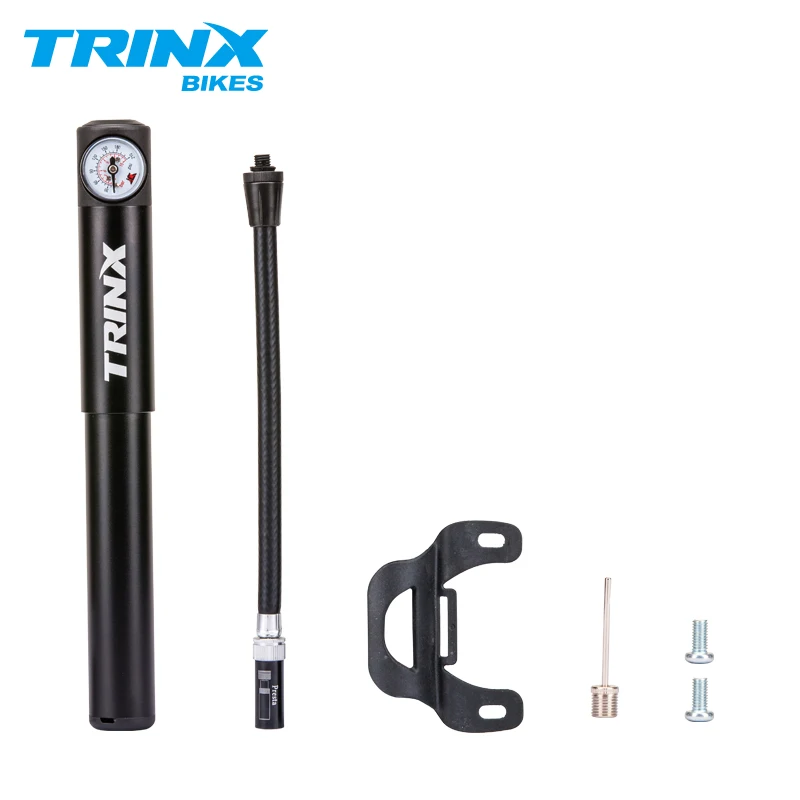 Велосипедный насос TRINX 210psi с манометром светильник атюрный портативный