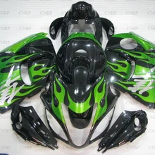 GSXR 1300 2008- Пластиковые обтекатели HAYABUSA Abs обтекатель HAYABUSA 2008 Черный Зеленый Рамка наборы тела