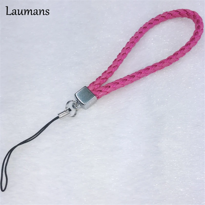 Laumans PVC wrist hand Lanyard rope cell phone mobile chain straps
