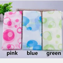 1 шт. нейлоновая сетка с принтом для ванны и душа для тела, полотенце для мытья, корейский стиль, длинное банное полотенце, Банные бомбы, аксессуары для ванной комнаты
