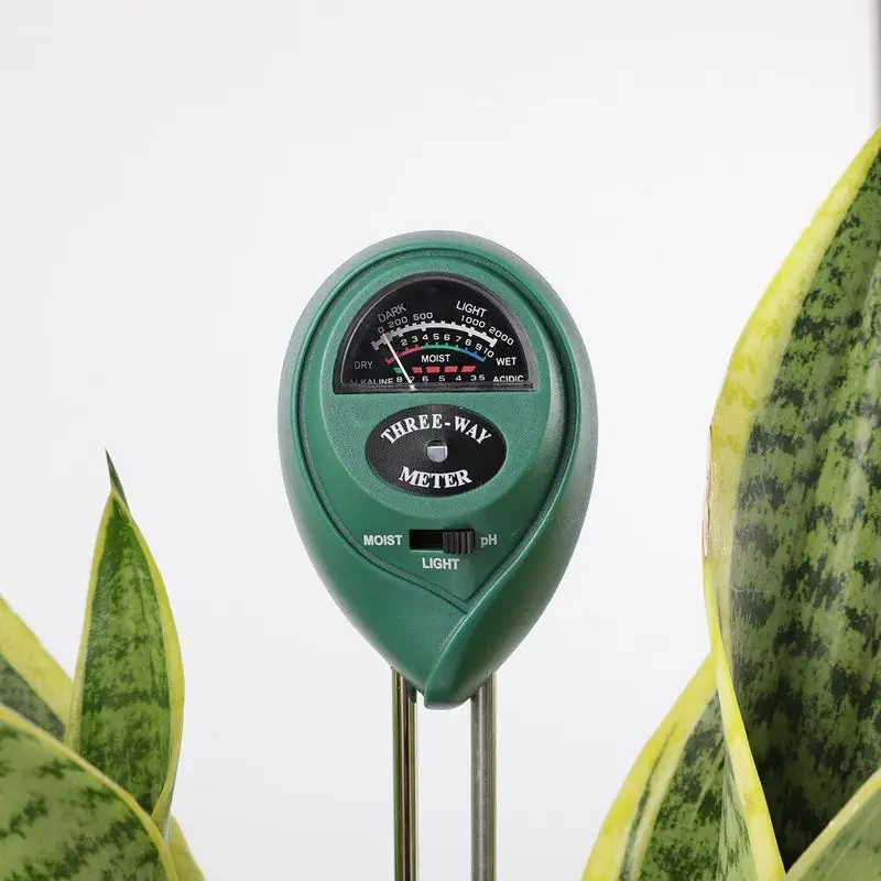 3 в 1 цифровой почвенный Влагомер анализ PH тестер садовый детектор гигрометр, свет детектор кислотности PH измеритель влажности