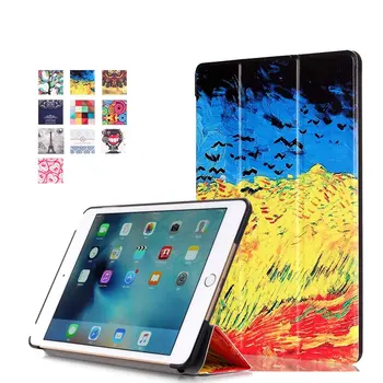 

gligle Ultra slim 3 foldings color print stand leather case cover for Huawei MediaPad M2 8" 801W M2 830L 30pcs/lot Free shipping