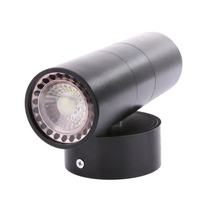 

AC220-240V LED Wall Light Waterproof IP65 Stainless Steel Double Wall Light Up Down GU10 Indoor Outdoor Wall Light Black