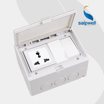 

High Quality Two Position Switch with One GB Socket /Surface Mount Waterproof Socket (SPL-U2S)