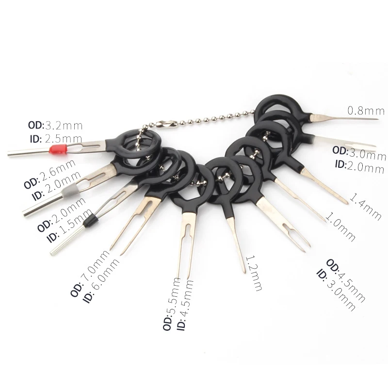 Car Terminal Extractor Pick Connector Crimp Pin Needle Remove Tool Wire Harness