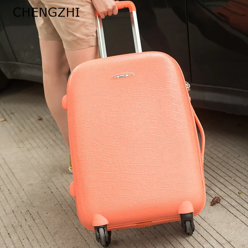 

CHENGZHI PP anti-scraping rolling luggage spinner ultralight travel suitcase consignment 20"24"28" inch trolley case on wheels