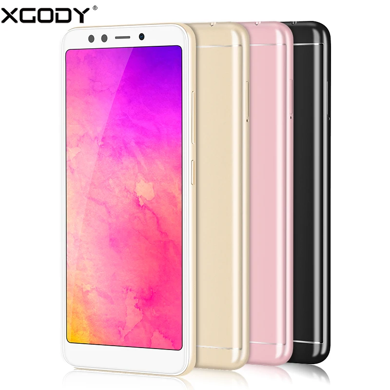 

Xgody Hotwav 4G mobile phone Android 8.1 5.7 inch 18:9 MT6580P Quad Core 2GB RAM 16GB ROM 13MP+5MP Face ID Smartphone celular