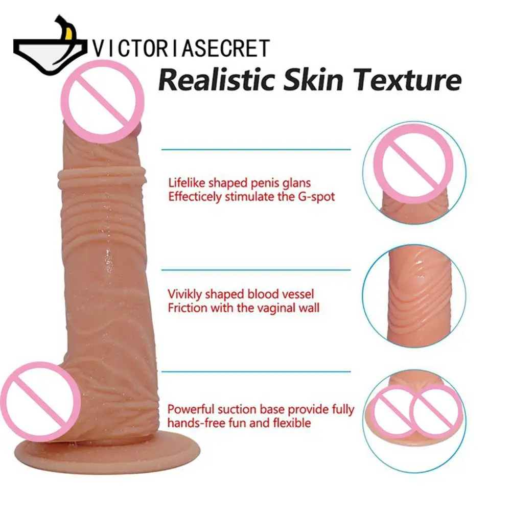 Erotic Penis Big Dildo Bullet Cock Penis Adult Toys Anal Butt Plug Sexs Toy Suction Cup Dick Woman Toy For Adults Falos Sex Shop