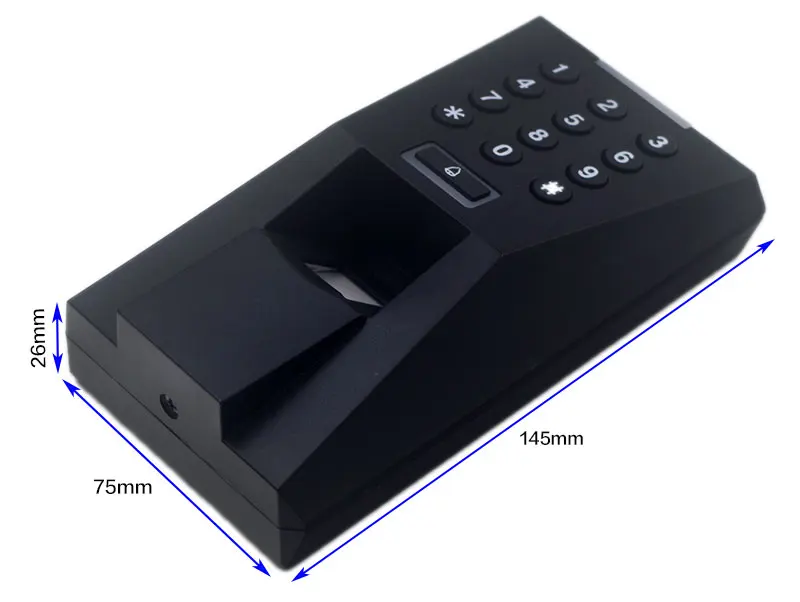 2000 пользователей считыватель отпечатков пальцев для контроля доступа RFID биометрический считыватель карт дверная система доступа WG26 выход 12 В DC 3A