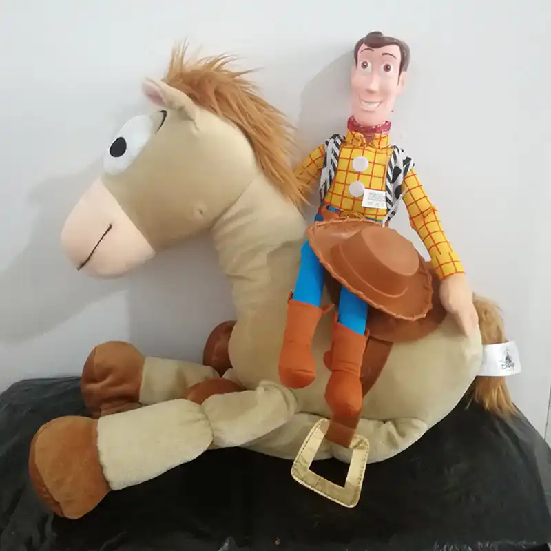 トイストーリーぬいぐるみウッディと馬ブルズアイぬいぐるみ動物人形子供のギフトのため Aliexpress