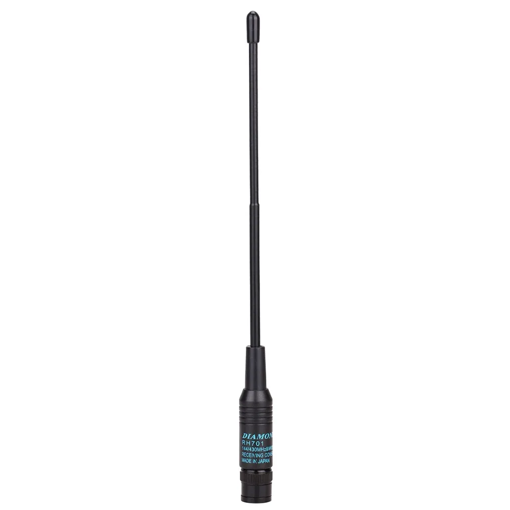 Алмазная RH701 BNC Двухдиапазонная UHF/VHF 144/430Mhz мягкая антенна для IC V8 V82 TK308 HT440 CP500 Walkie