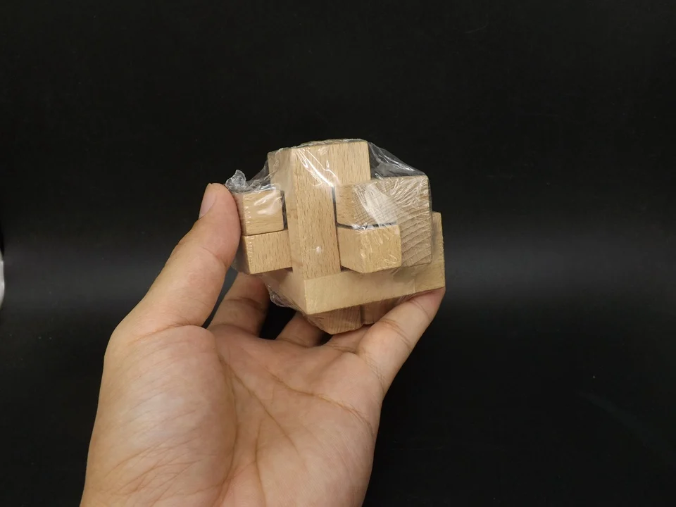 Деревянная игрушка Лу бань замок китайский Ум Игра Головоломка модель Brainteaser интеллектуальные игрушки для детей