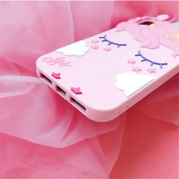 Pink Unicorn Soft Silicone Case