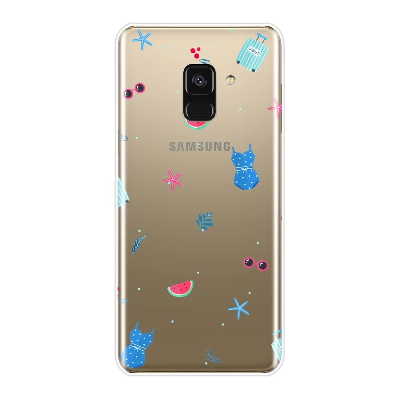 Чехол для Samsung Galaxy A3 A5 2016 2017 A6 A7 A8 2018 Мягкий силиконовый чехол Plus 2018|Бамперы| |
