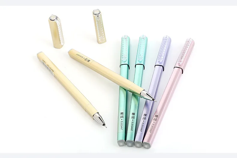 4pcs/lot Erasable Gel Pen Ink Refill Metal Pen Rod for Kids Students Writing Signature Gift Stationery Escolar Papelar